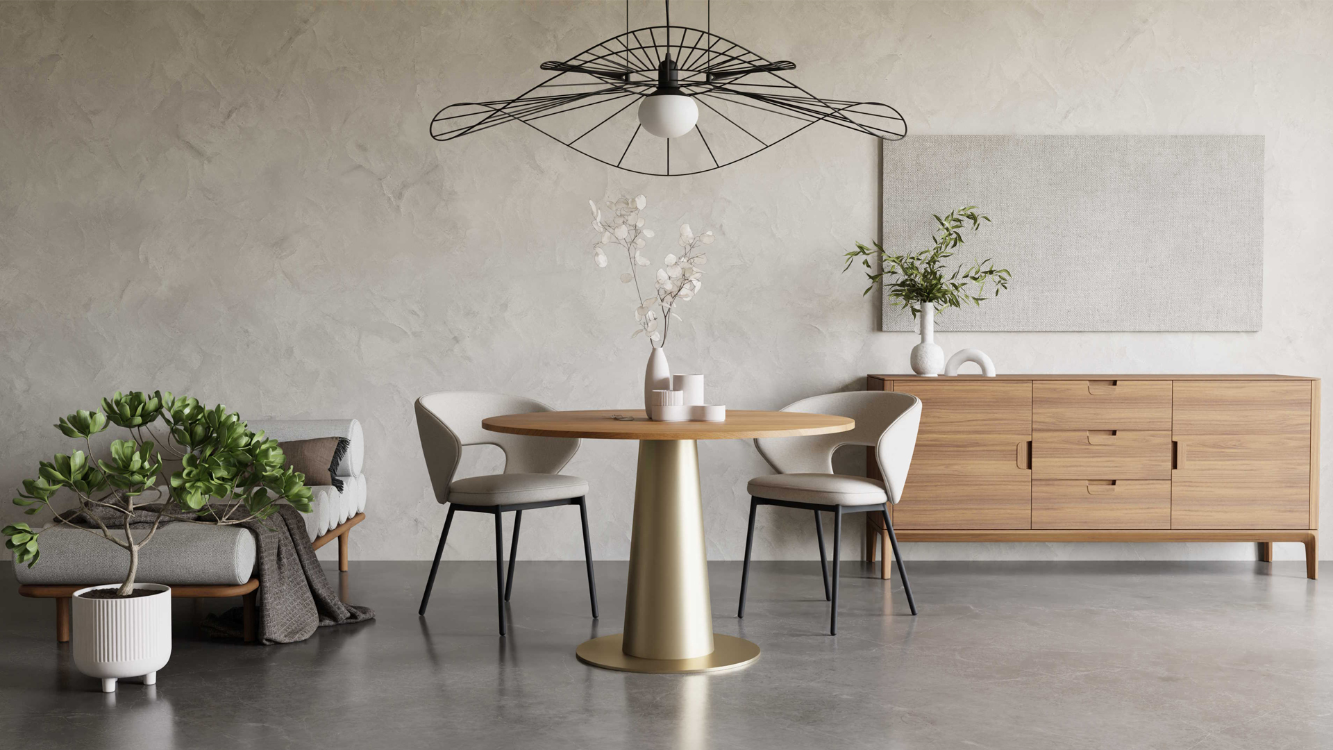 Stół z drewnianym blatem kverko s_15