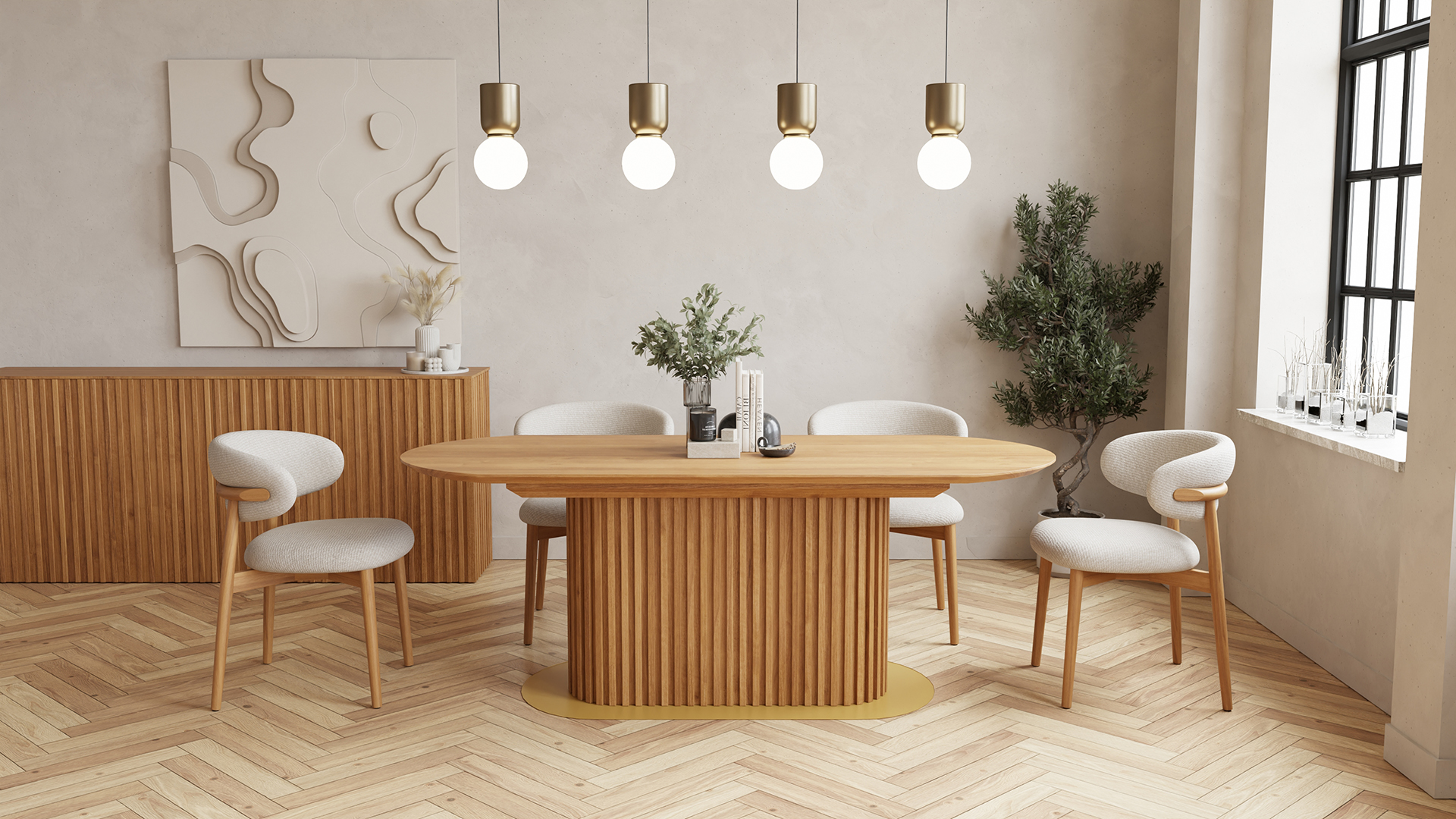 Stół z drewna kverko s_21